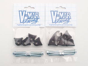 Brake line clamp w/spacers